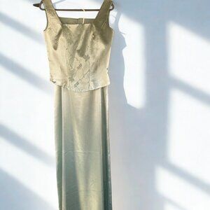 2 piece semi formal dress-sea foam green